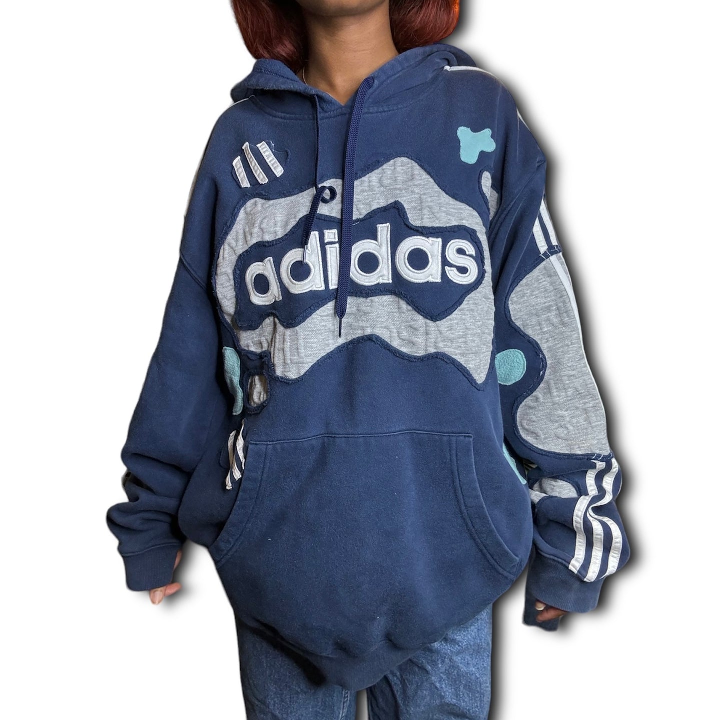 Adidas Patch Hoodie Rework