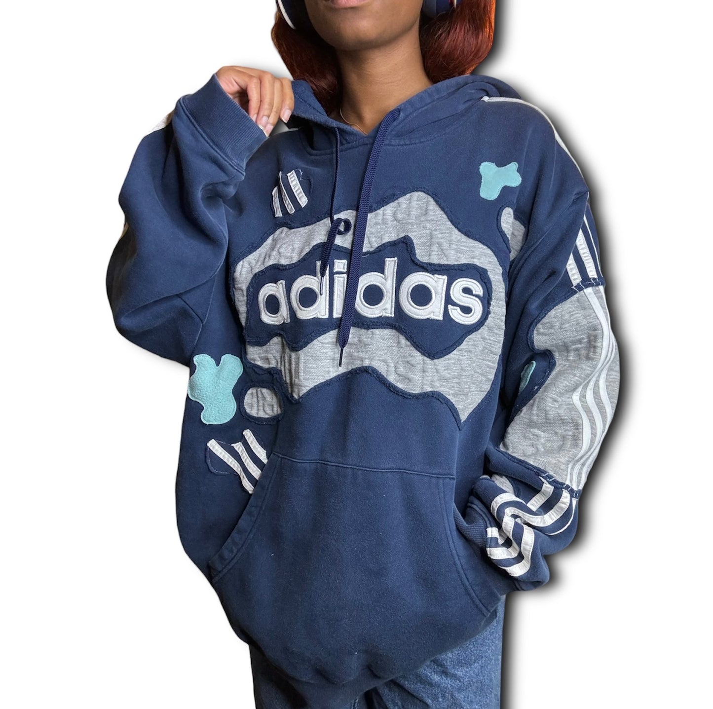 Adidas Patch Hoodie Rework