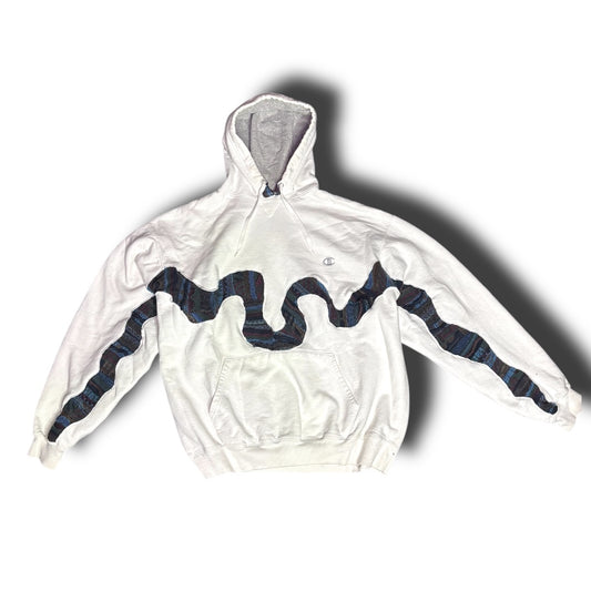 Reworked Champion x Coogi Style snake wrap Hoodie