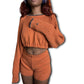 Orange Columbia Sweater Set