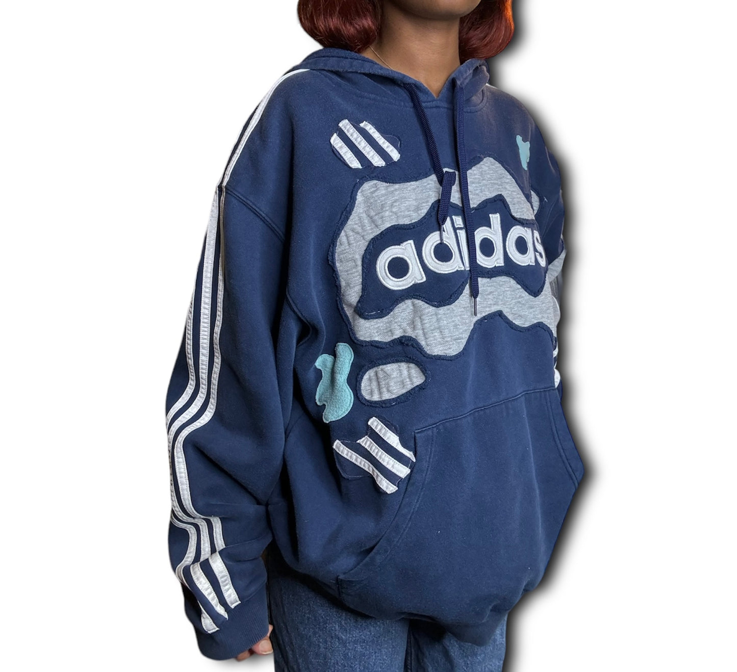 Adidas Patch Hoodie Rework